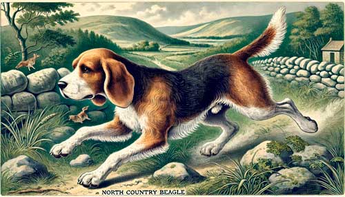 El North Country Beagle: Un Pilar en la Historia de los Perros de Caza