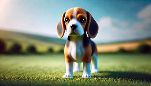 Beagle miniatura aspecto