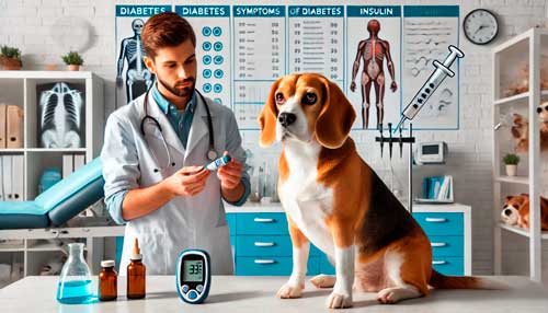 Diabetes en perros: causas, síntomas, diagnóstico y tratamiento