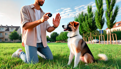entrenado al perro