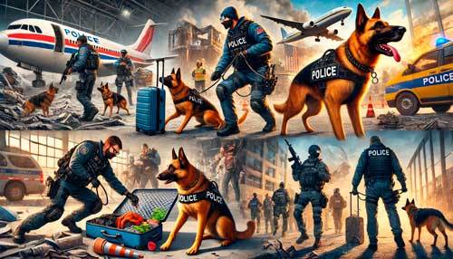 Los Perros Policía: Compañeros Invaluables en la Seguridad y el Orden