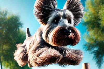 Skye terrier su salud